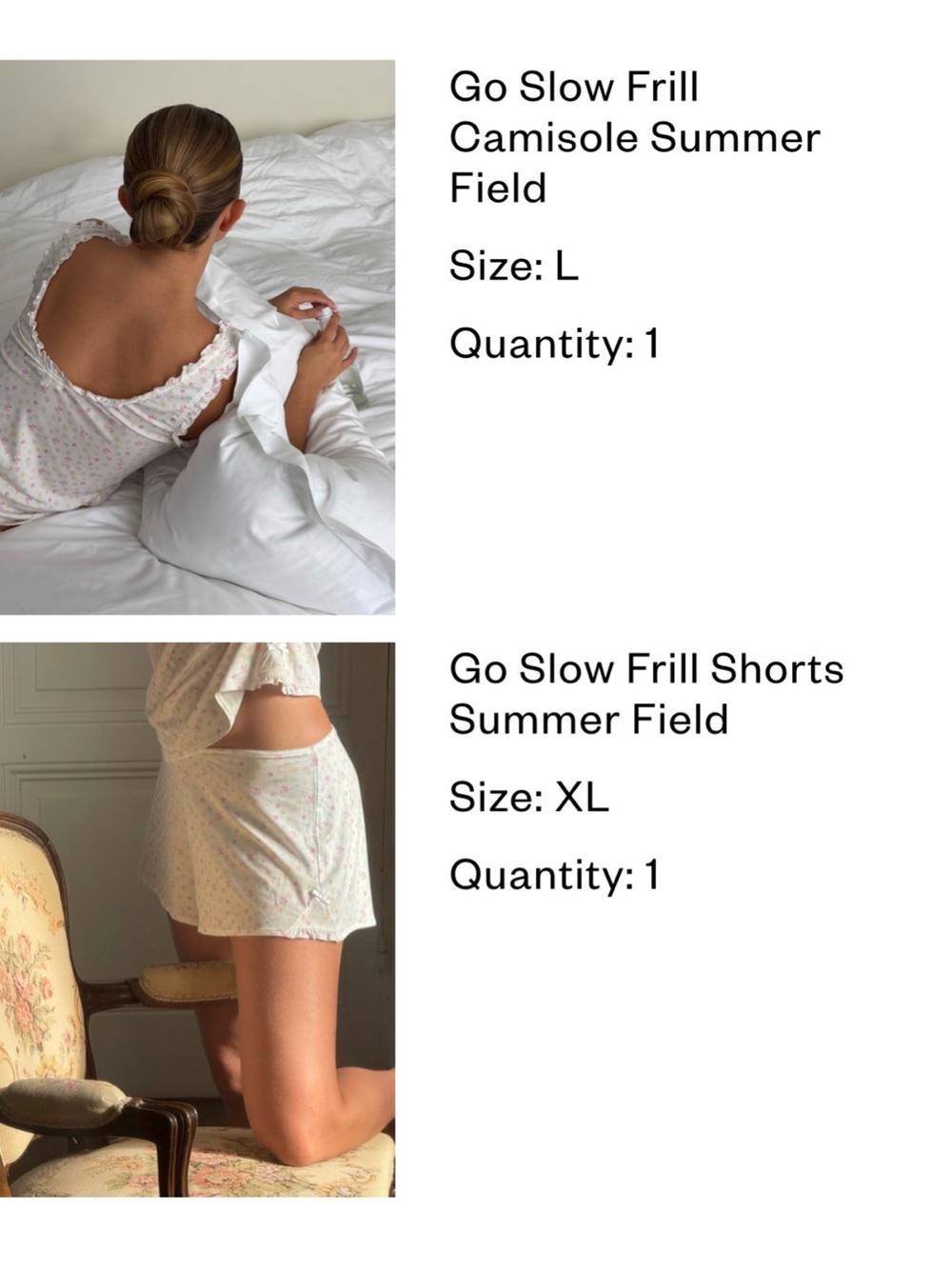 Djerf Avenue Pyjamas - Summer Field Print
